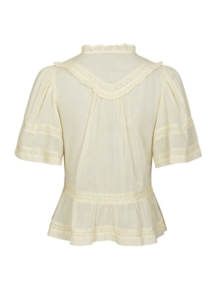 Evienne S Voile Top  Butter Yellow