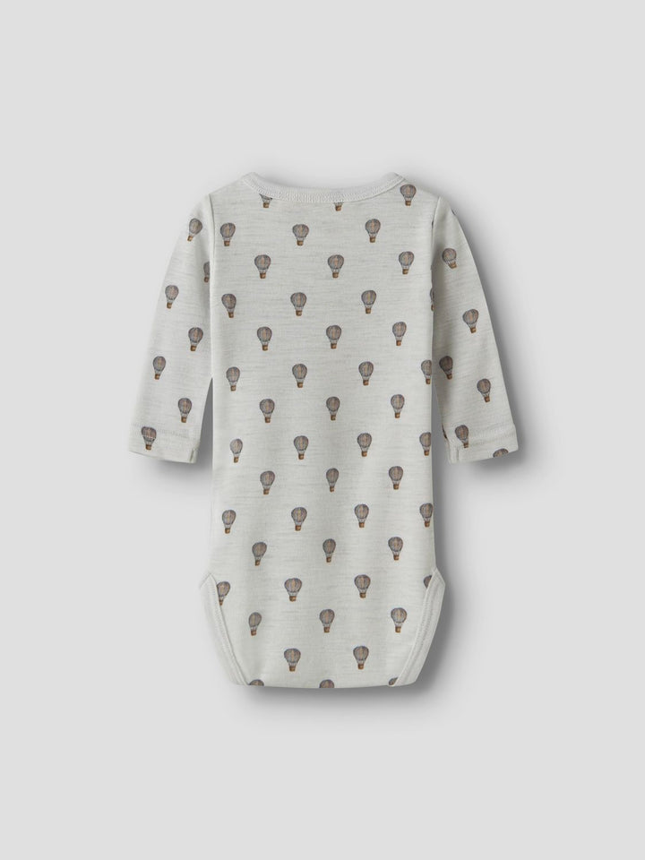 Noel Nor Wool Ls Slim Body  Lysegrå