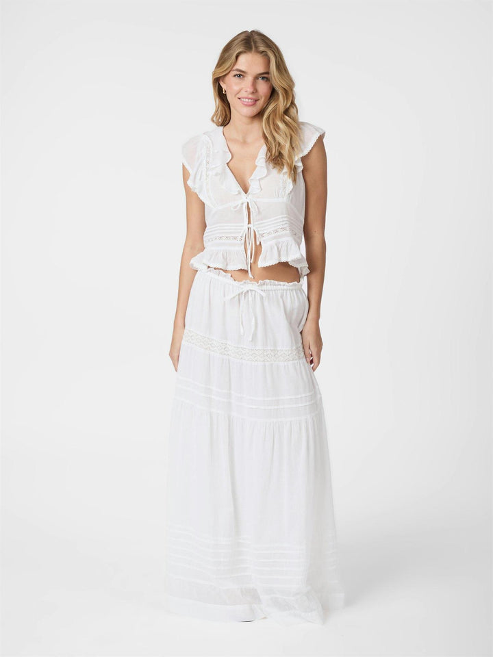 NETALI S VOILE TOP  White