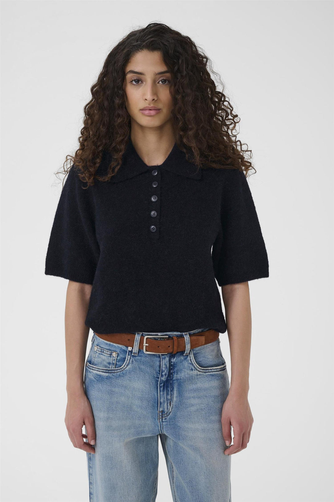 Gzalpha Ss Polo Pullover  Skycaptain Mélange