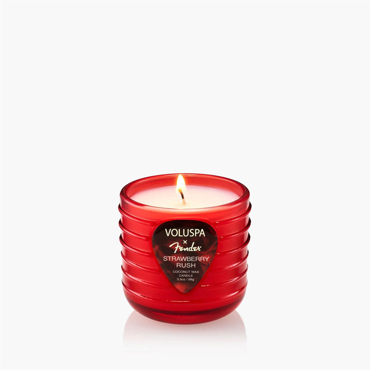 STRAWBERRY RUSH PEDESTAL CANDLE  Strawberry Rush