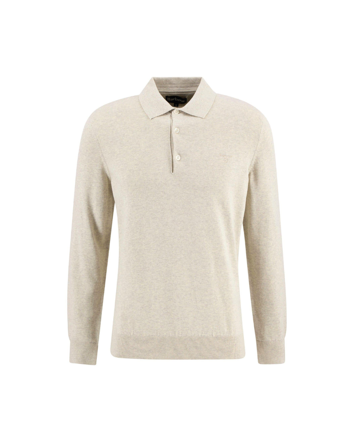Barbour Pima Knit Polo  Neutral