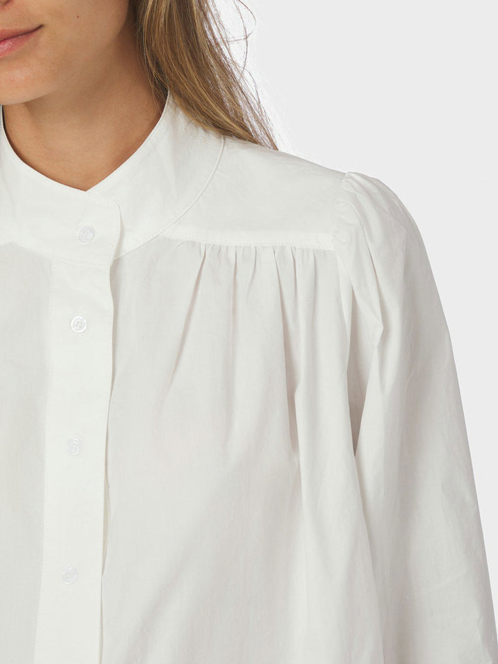 Melya Poplin Shirt White
