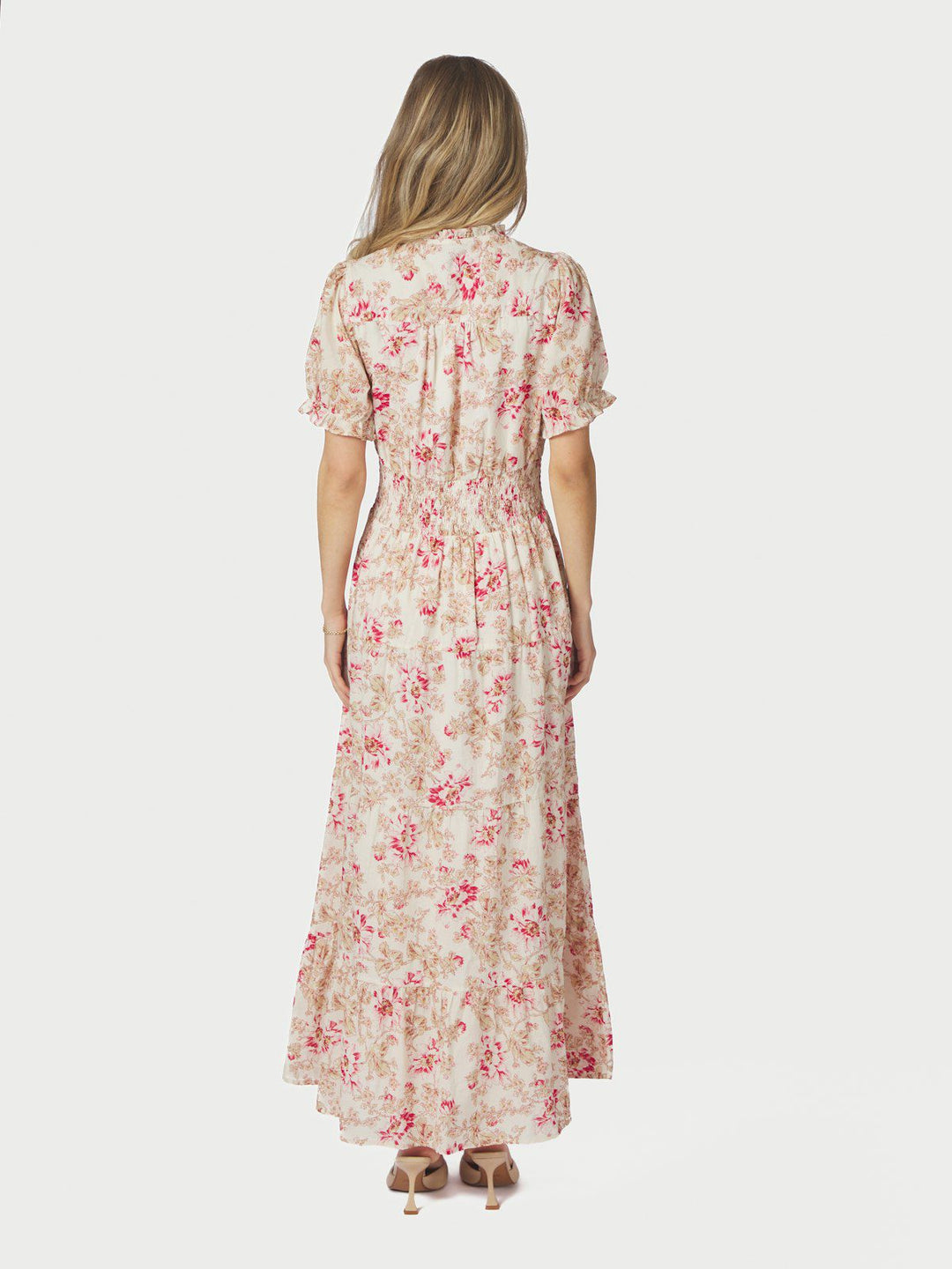 Kanza Flower Rose Dress  Rose