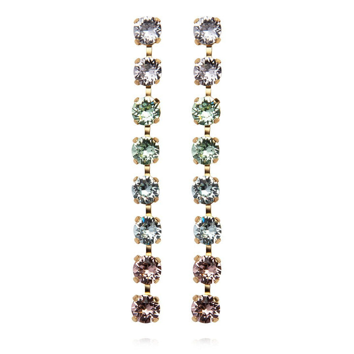 NICOLA EARRING GOLD  Pastel Combo