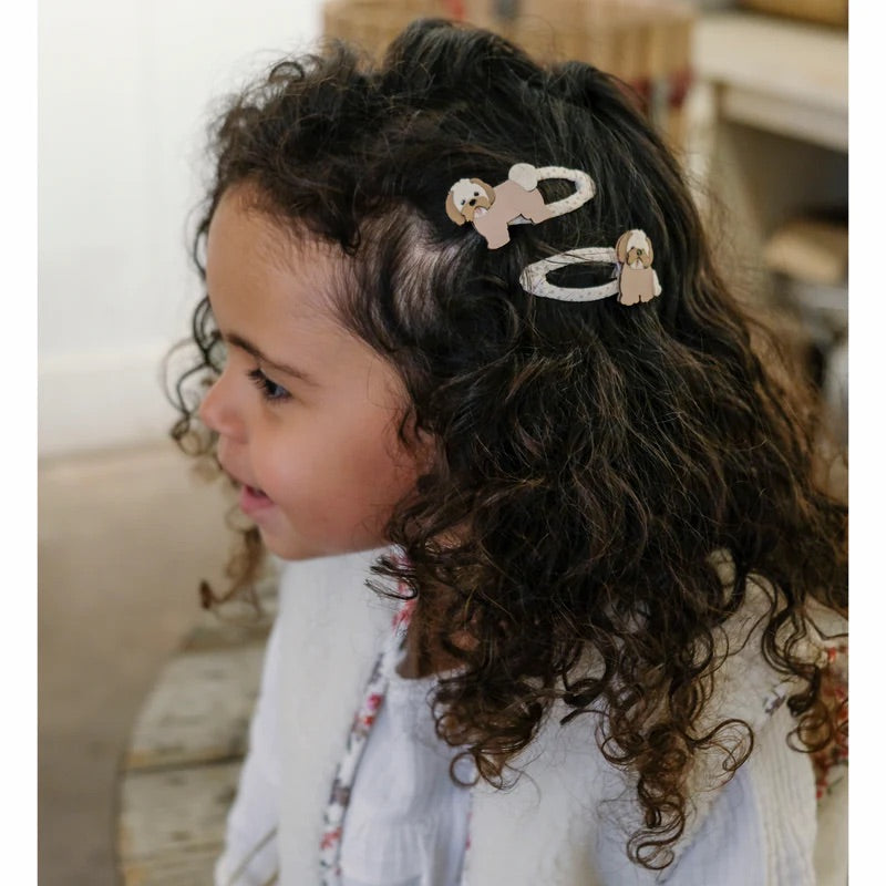 DOLLY DOG CLIPS  Light Beige