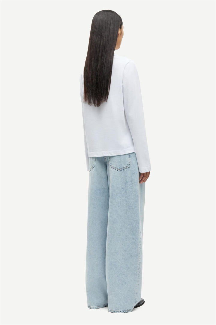 Sacamino Ls T-Shirt 6024  White