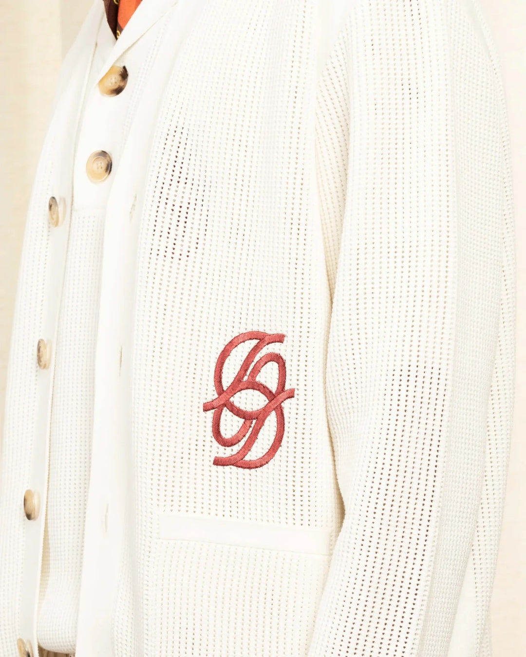 Le Cardigan Monogramme  Cream