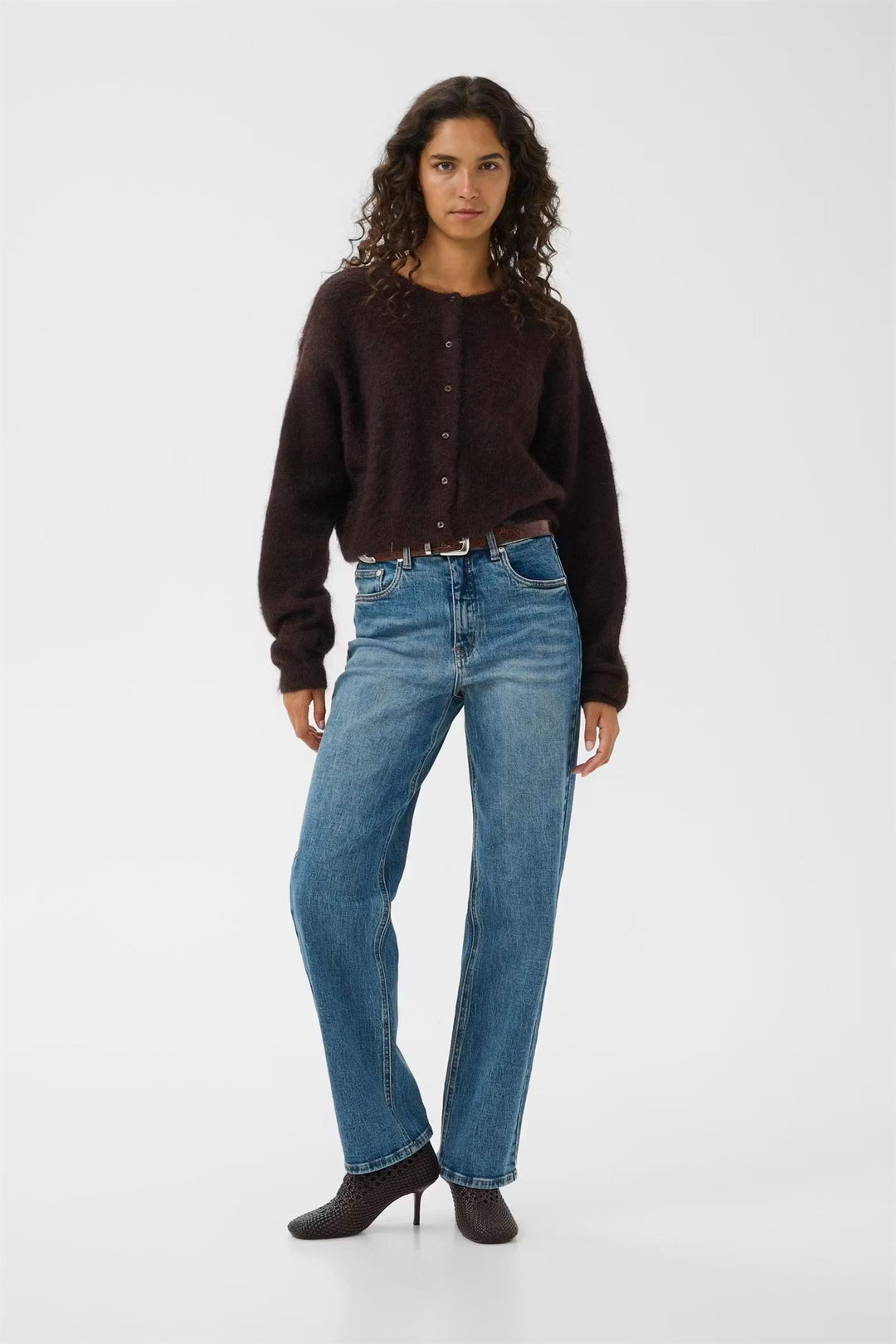 Debbie Cardigan Noos  Ganache Melange