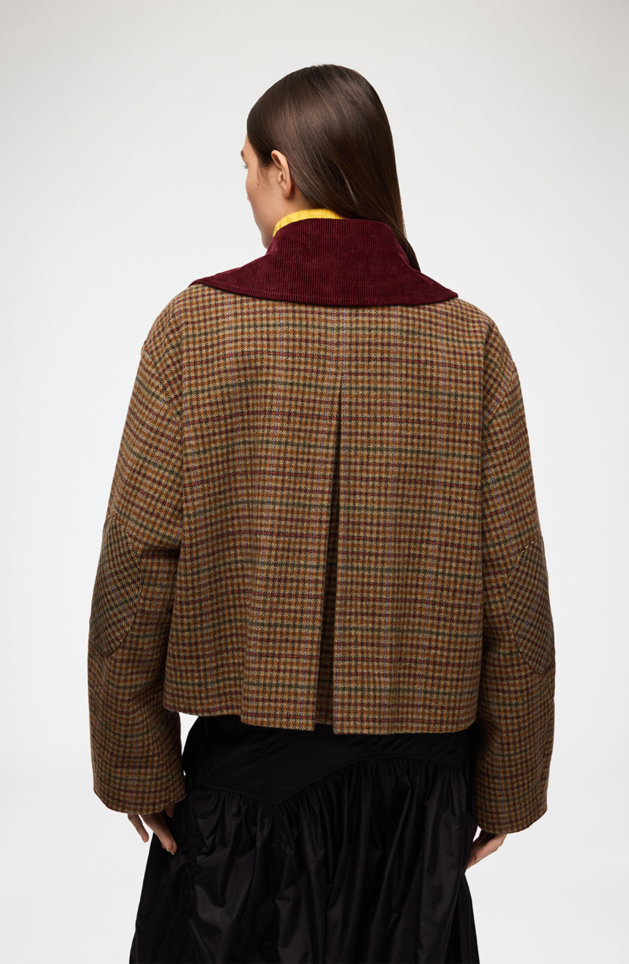 Heavy Check Twill Short Barn Jacket Multicolor 999