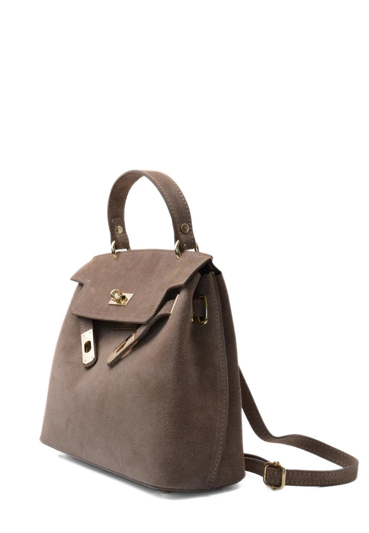 RIVOLI BAG SUEDE  Taupe