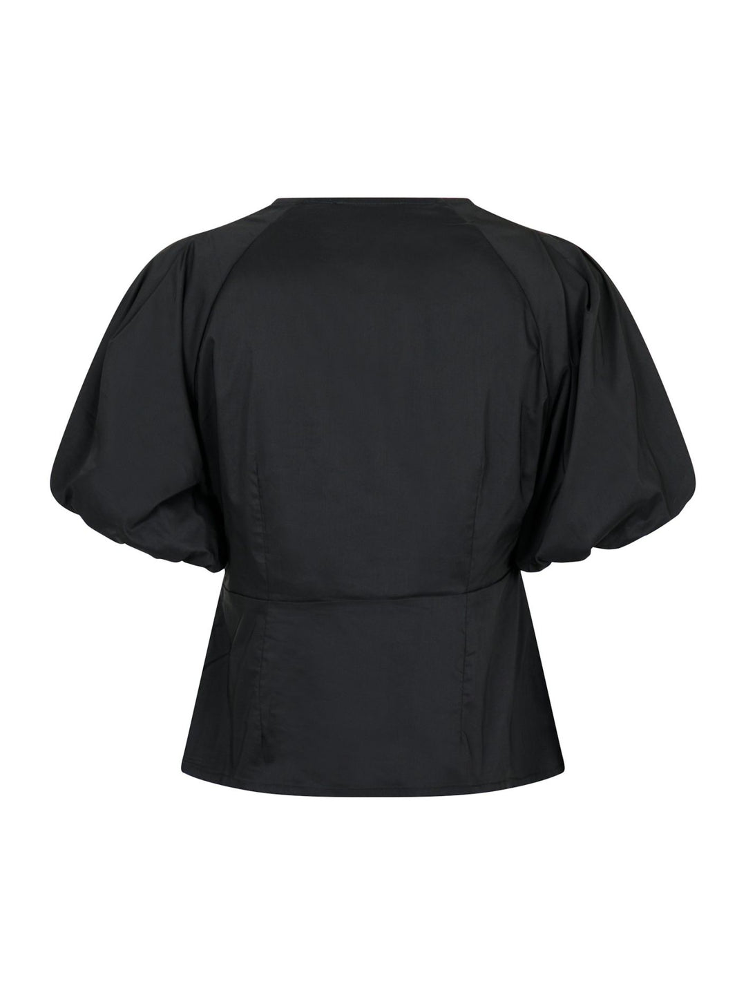 Irina Poplin Blouse  Black