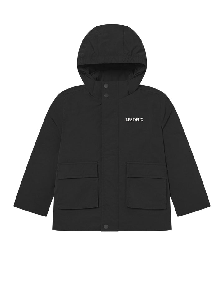 Nate Solid Padded Coat KIDS  Black