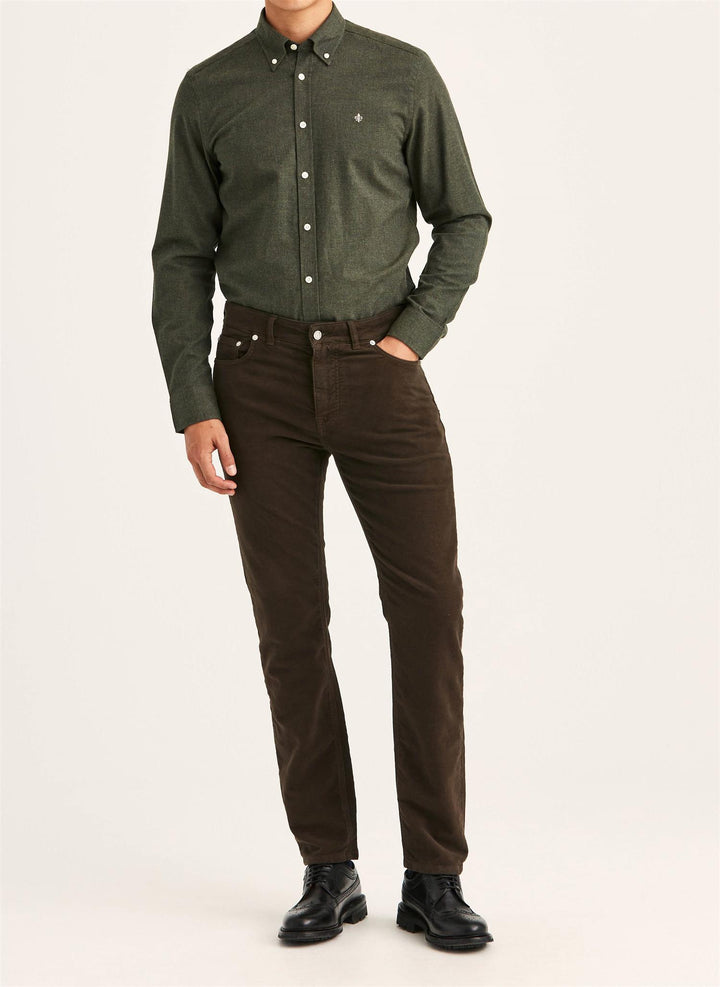 James Winter Twill 5-Pocket  Brown