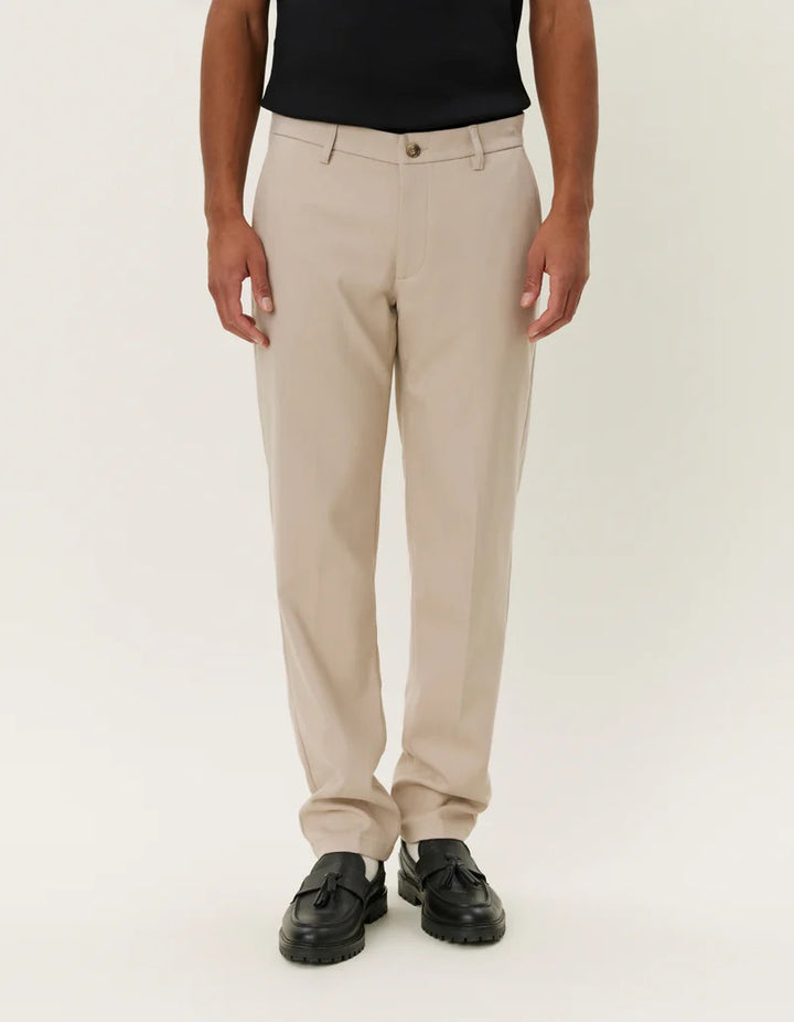 Como Reg Herringbone Suit Pants  Dark Sand/Light Sand