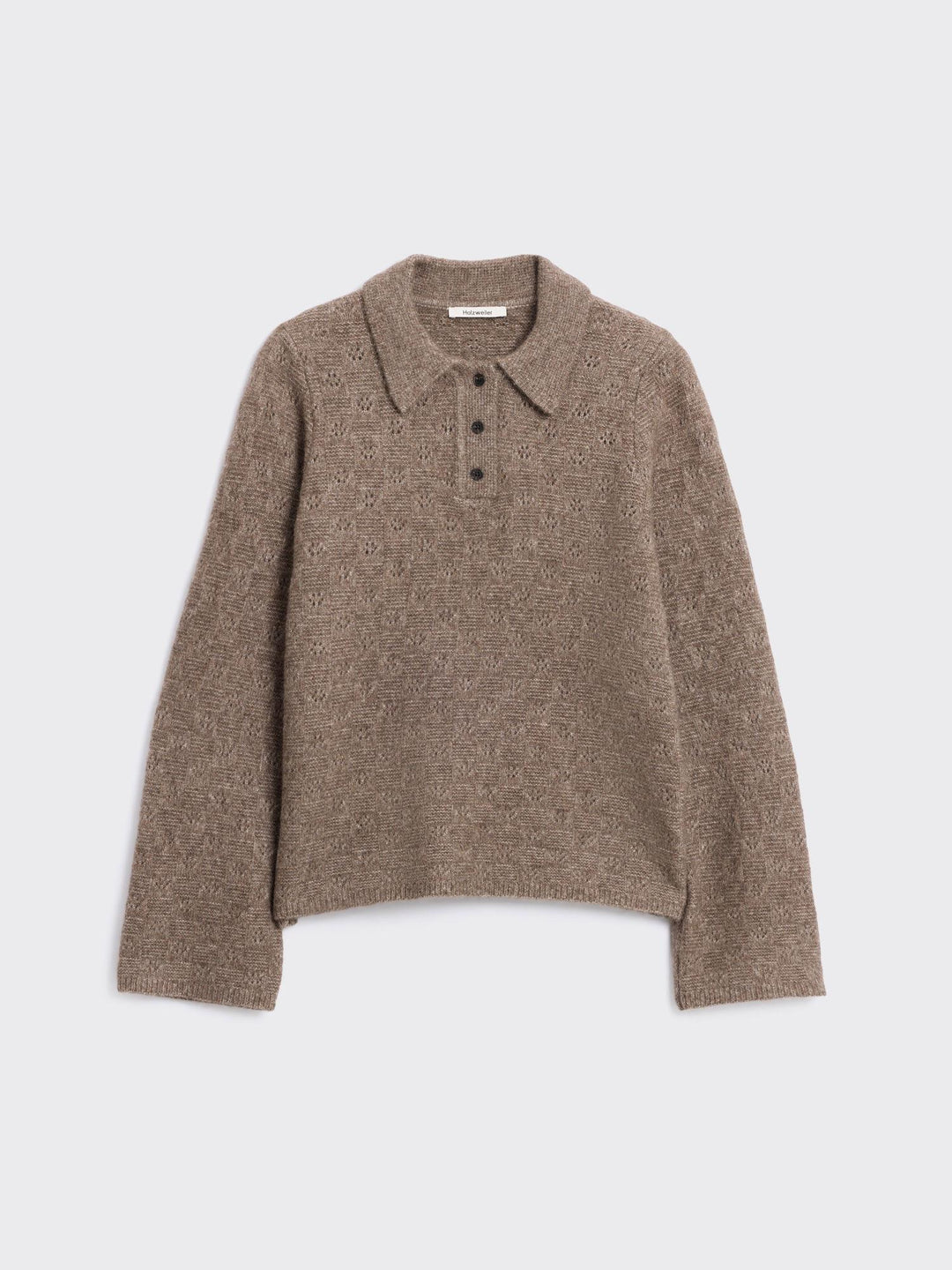 Jackie Polo Sweater  Taupe