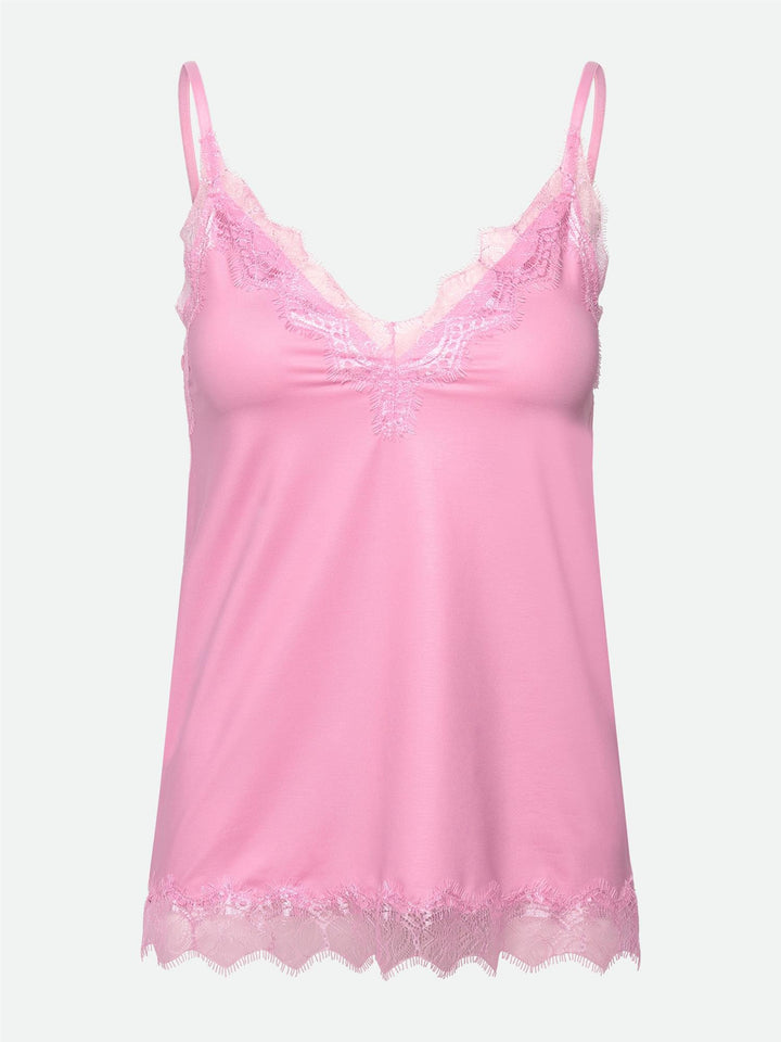 Billie SL Strap Lace Top  Prism Pink