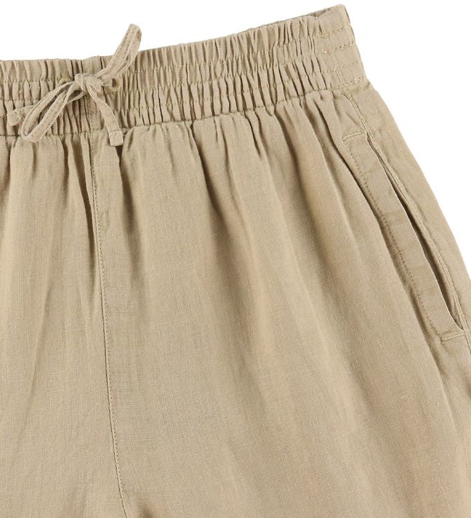 RELAXED LINEN SHORTS  Dry Sand
