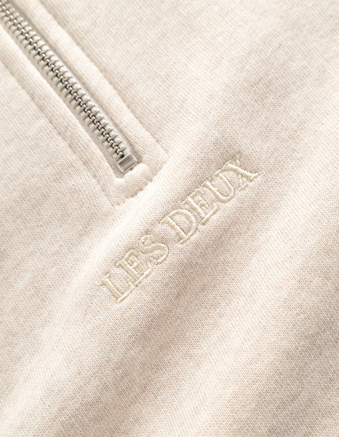 Dexter Half-Zip Sweatshirt  Oatmeal Mélange