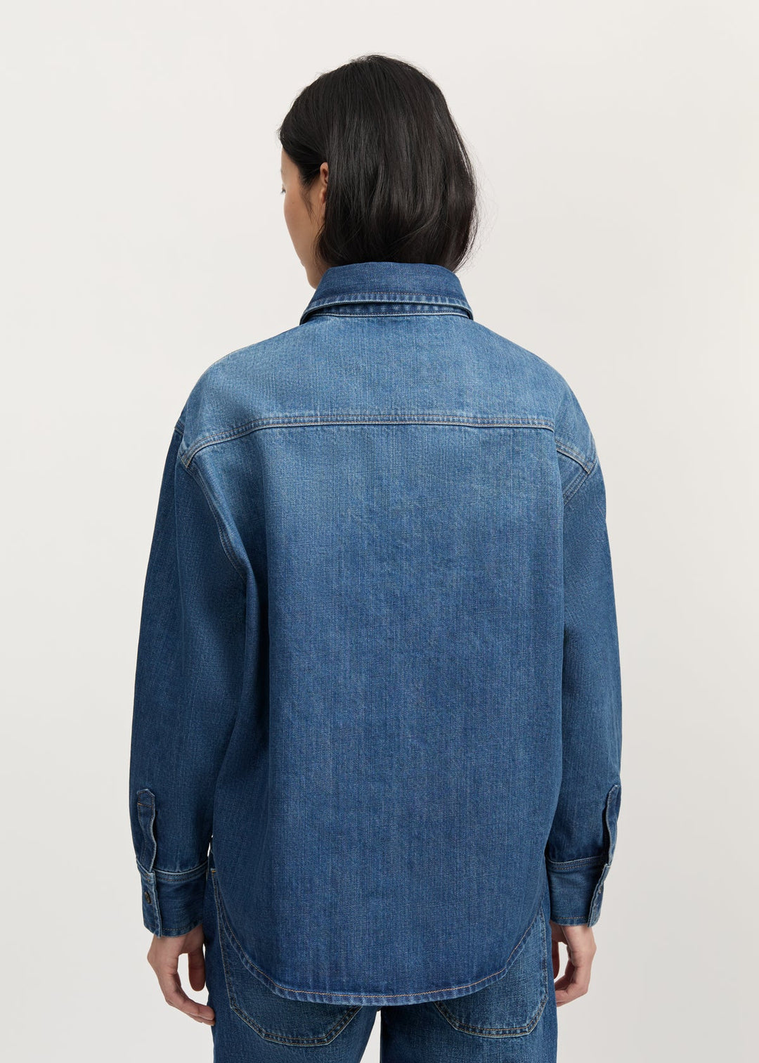 Casy Shirt Denim  Worn Blue