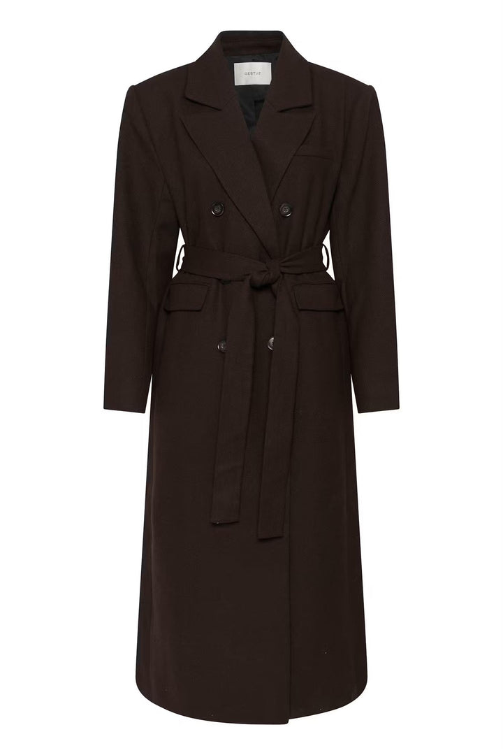 Gzvenja Long Coat  Ganache