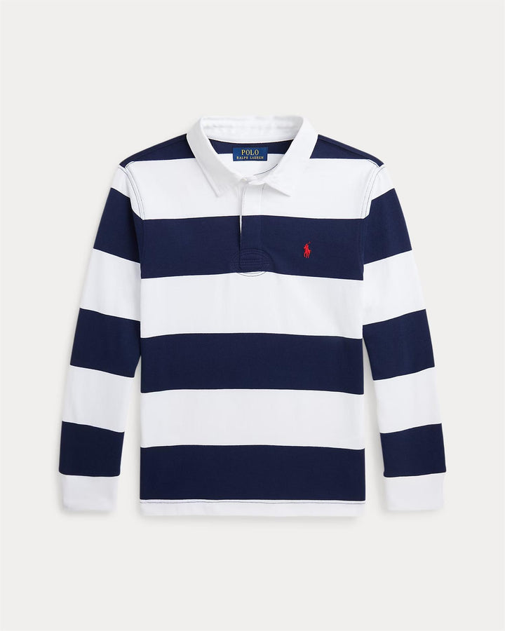 LS YD RUGBY-KNIT SHIRTS-RUGBY  Blue