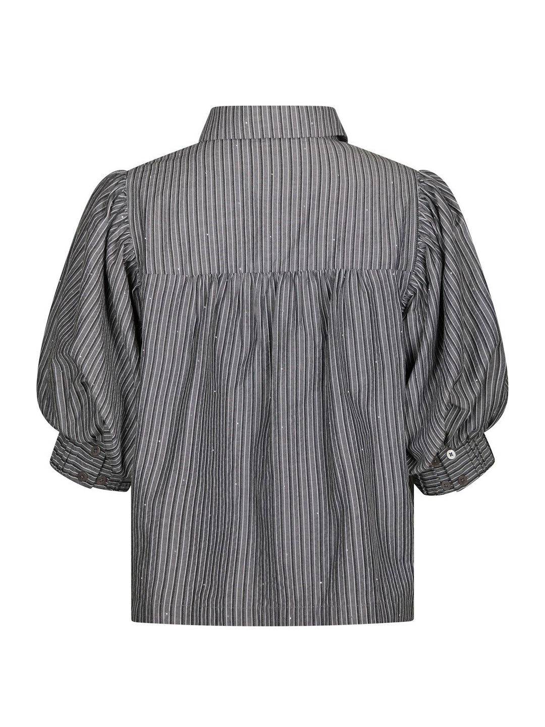 Etta Stripe B Shirt  Dark Grey