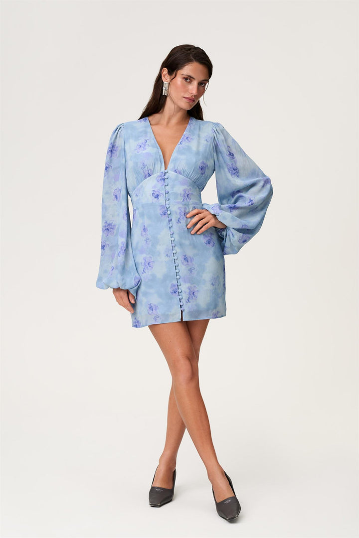 Florence Mini Dress  Pale Blue