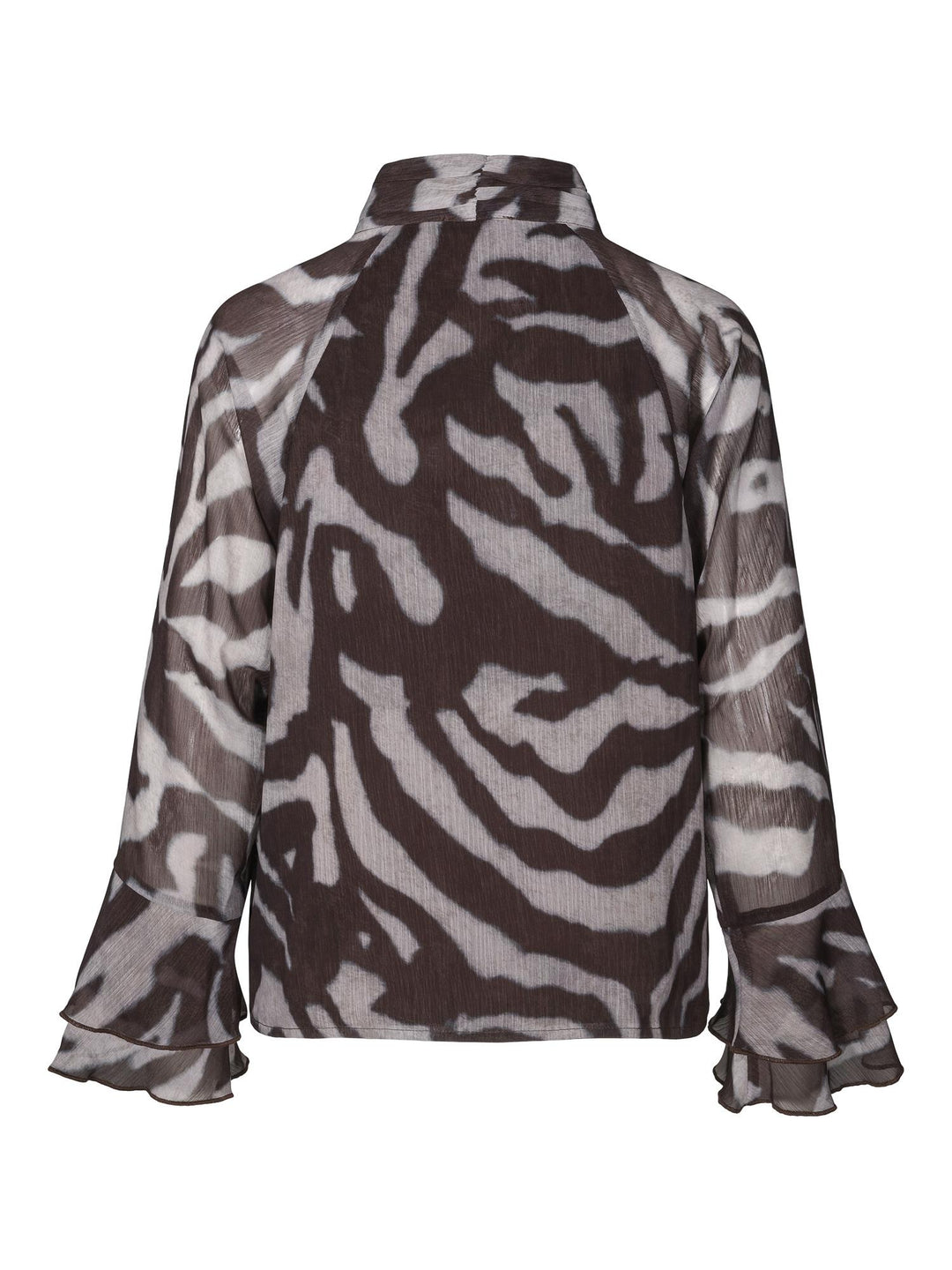 Zelda Blouse  Brown Cream