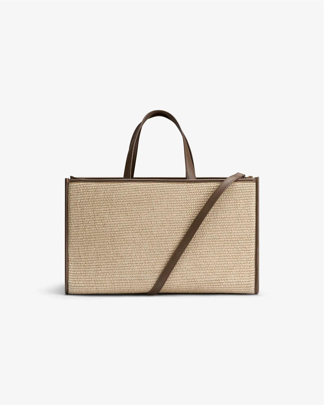 Iben Straw Bag M  Brown Straw