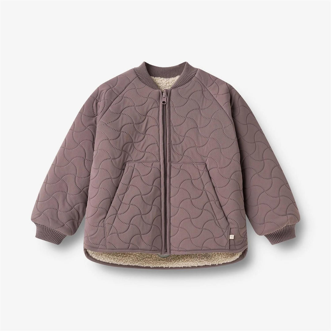 REVERSIBLE THERMO JACKET  Plum