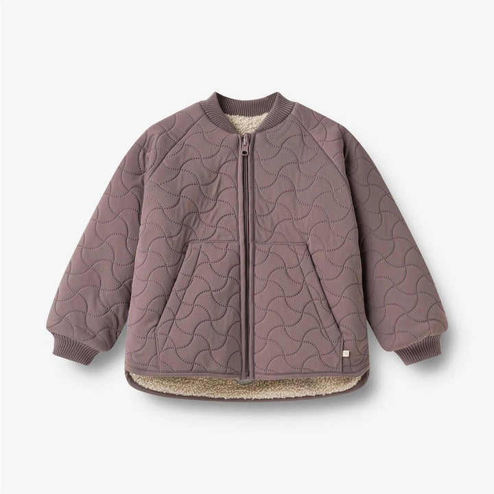 REVERSIBLE THERMO JACKET  Plum