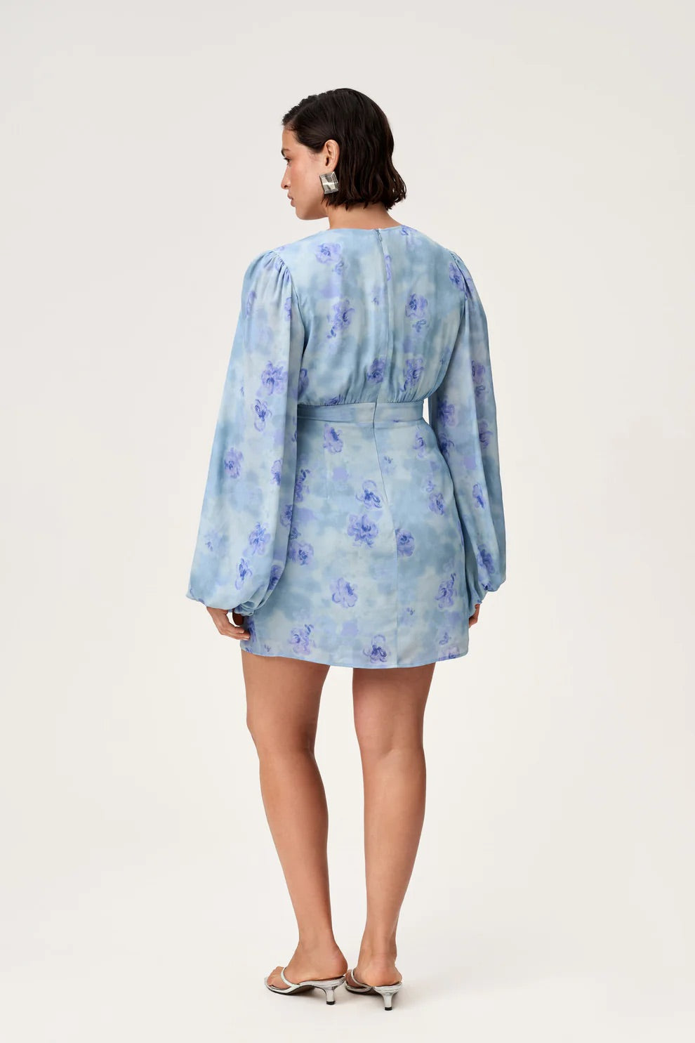 Florence Mini Dress  Pale Blue