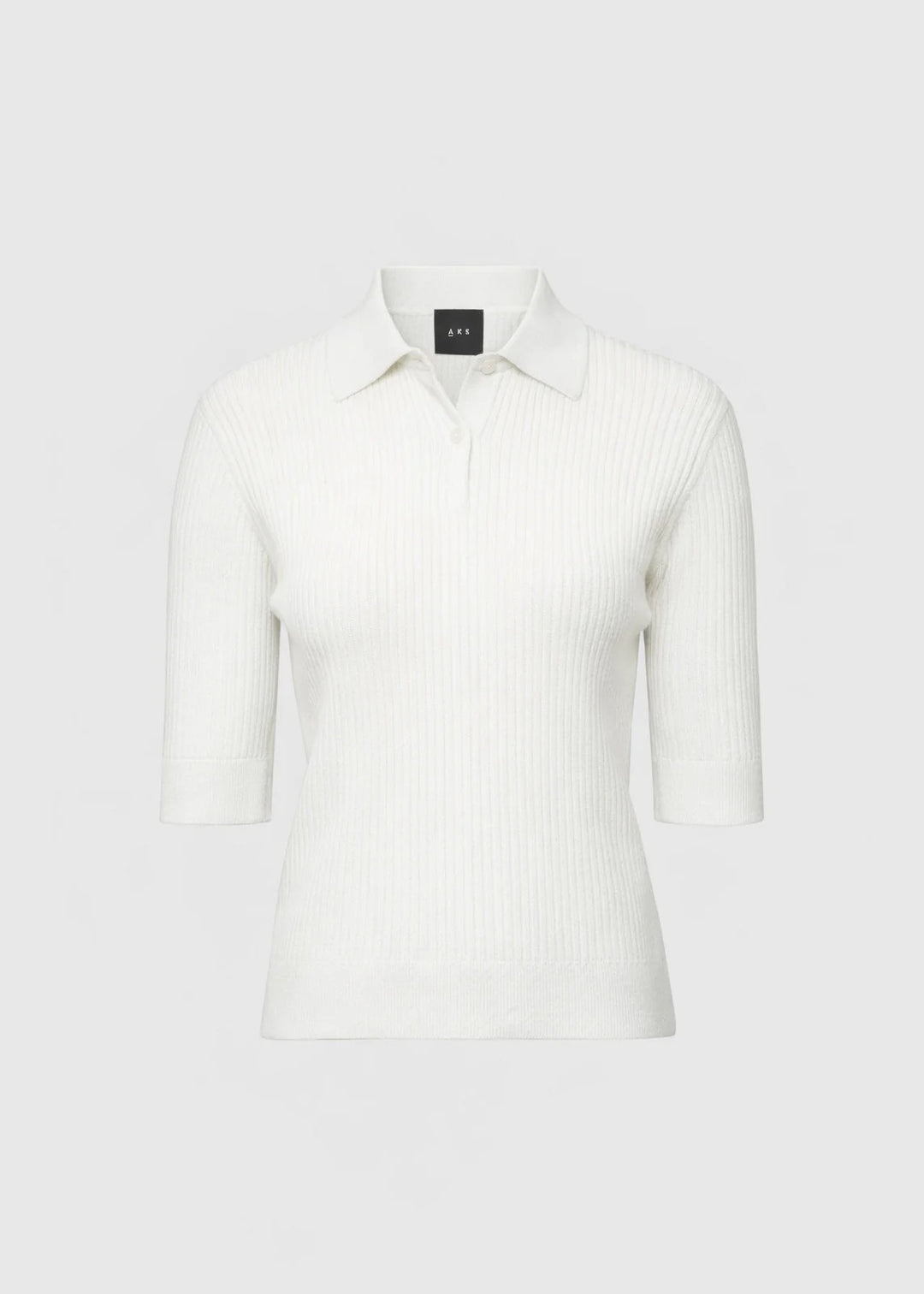 Ella Polo Knit  White