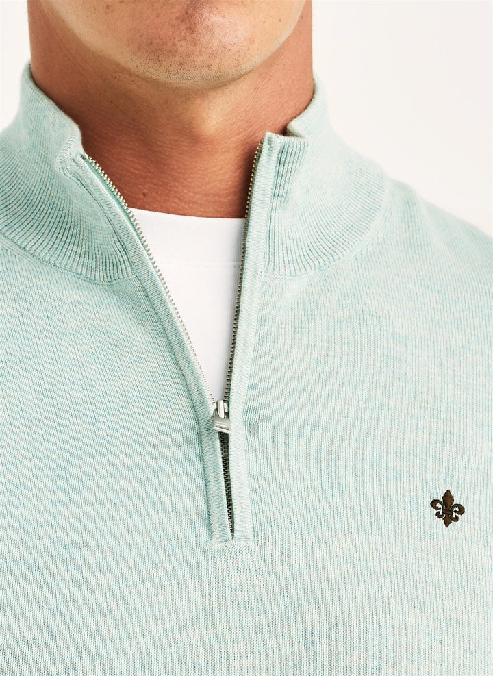 Riley Half Zip  Green