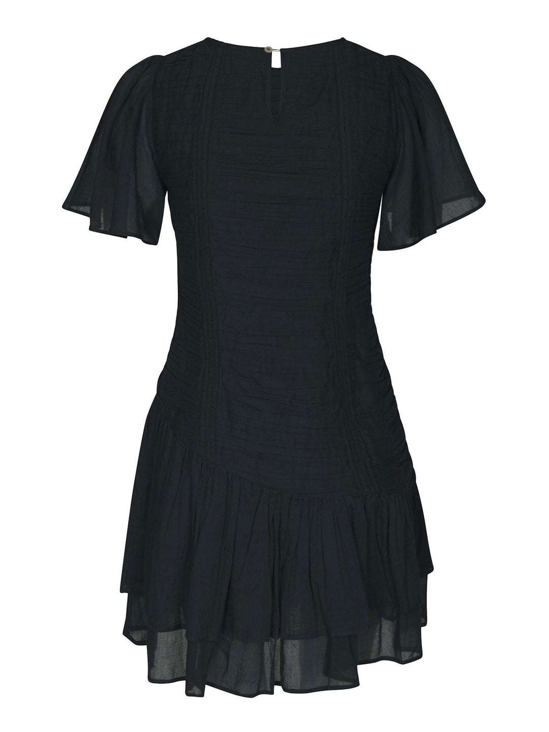 Circle S Voile Dress  Navy