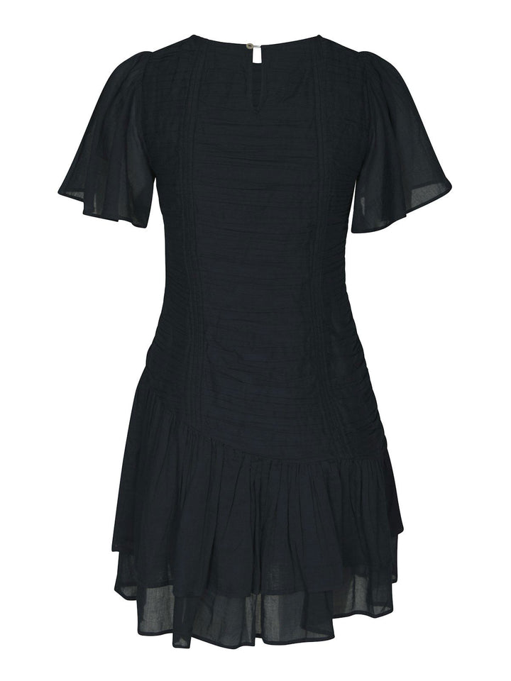 Circle S Voile Dress  Navy