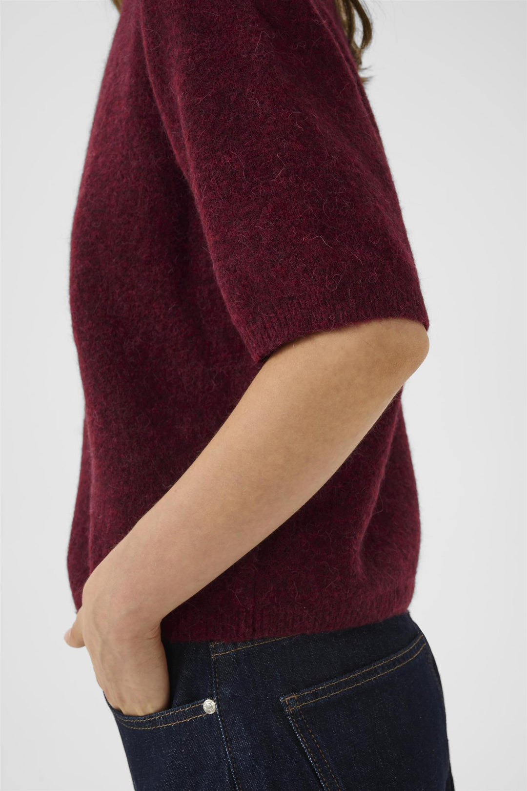 GZalpha ss tee  Blood Red Mélange