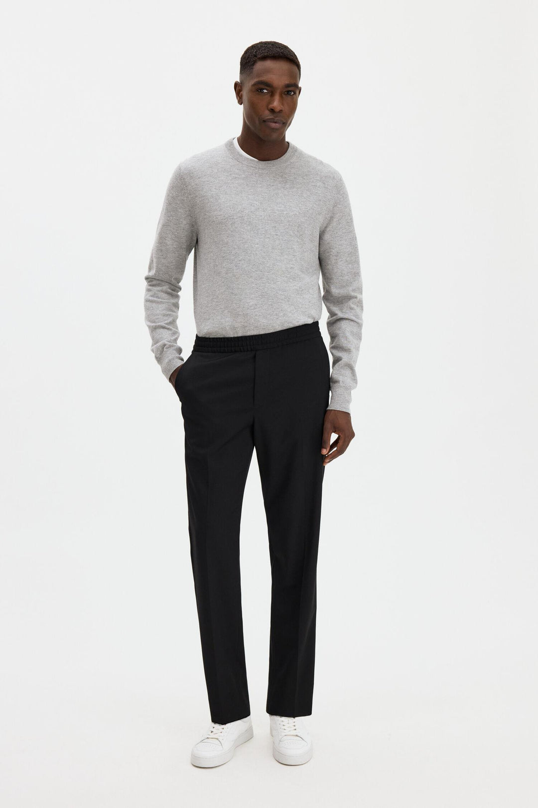 theo trousers  Black