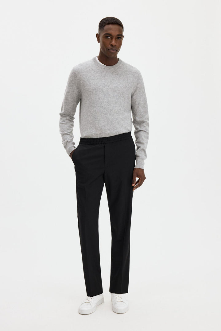 theo trousers  Black