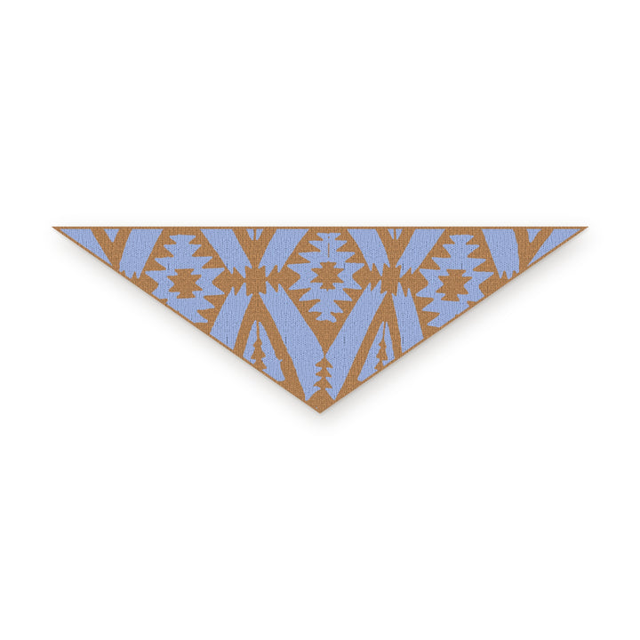 Terra Triangle Skjerf Light Blue Camel