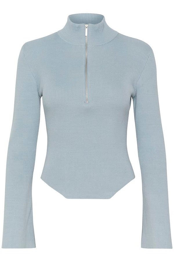 YasmiaGZ zipper pullover  Grey Sky