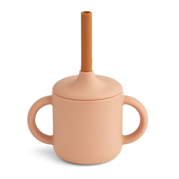 CAMERON SIPPY CUP  Mustard/Tuscany Rose Mix