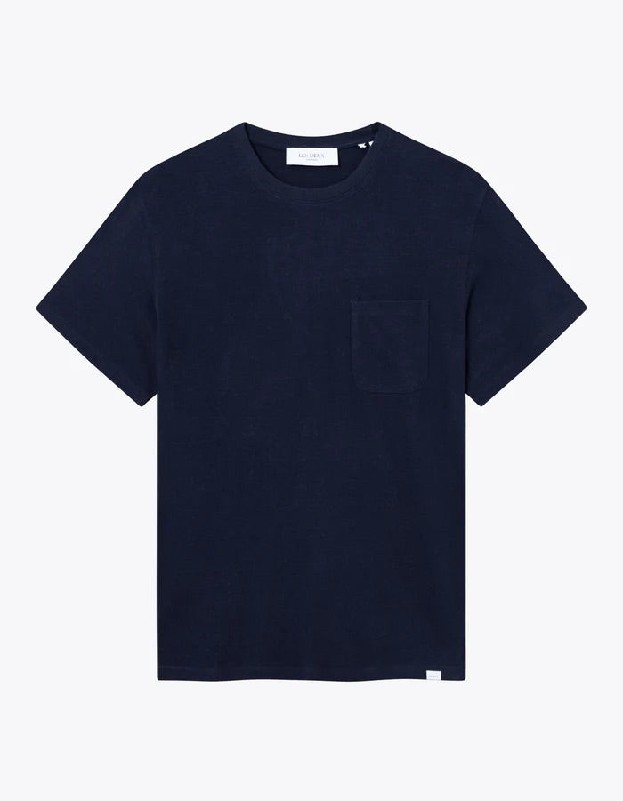 Anton Linen T-shirt  Dark Navy