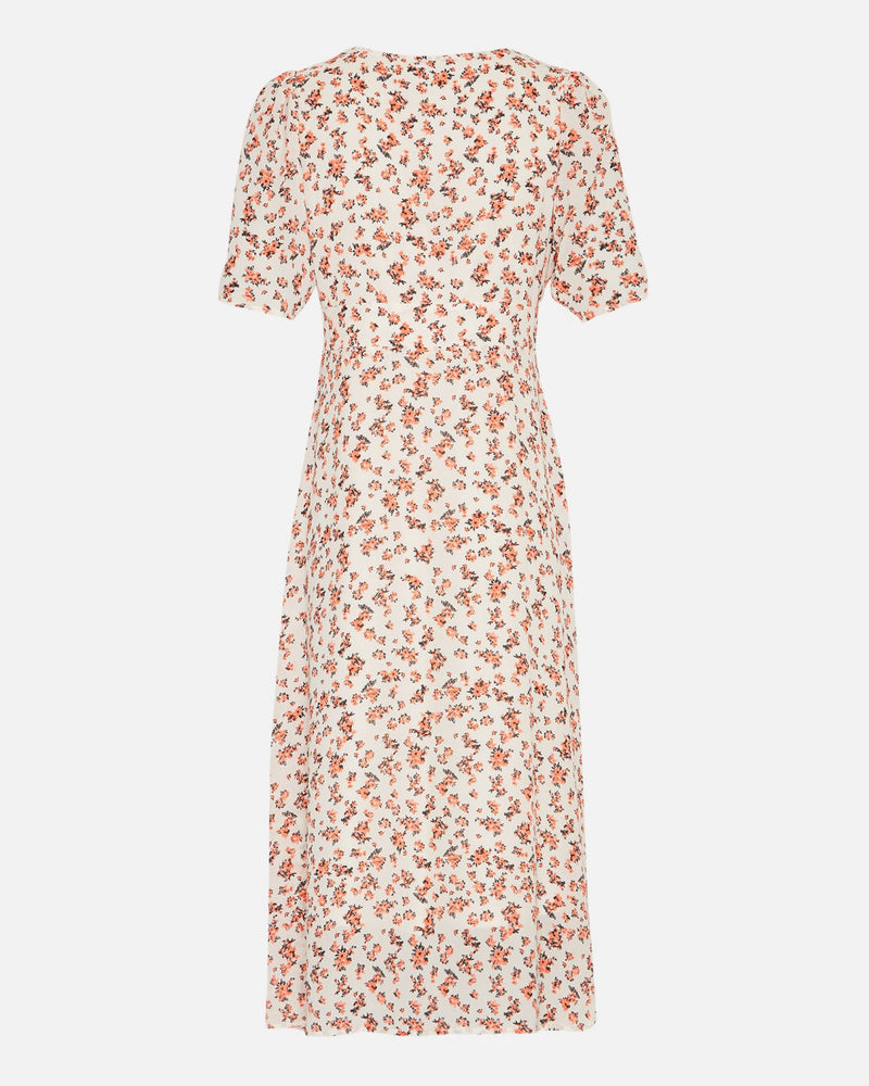 MSCHNeomina Rikkelie SS Shirt Dress AOP  Persimmon Flwr