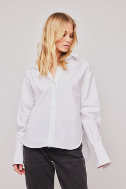 Bleeker Logo Shirt  Optical White