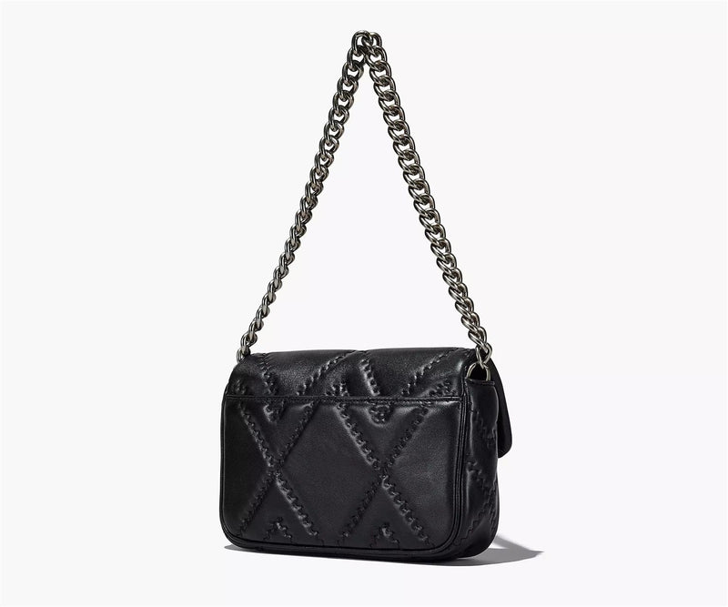 THE SHOULDER BAG QUILTED  Black