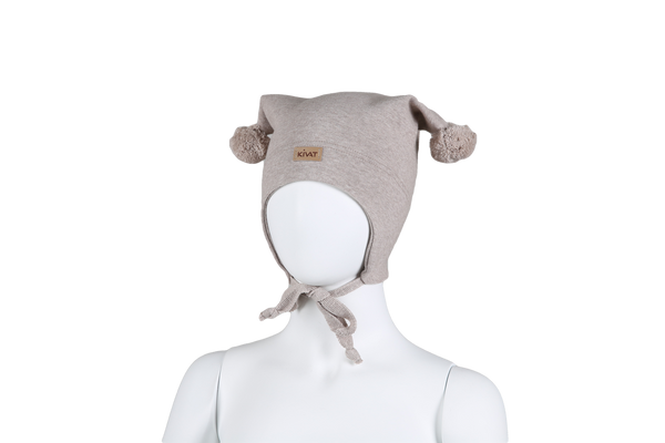 WINDPROOF HAT KIVAT-LOGO  Beige