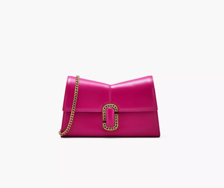 THE CHAIN WALLET  Lipstick Pink