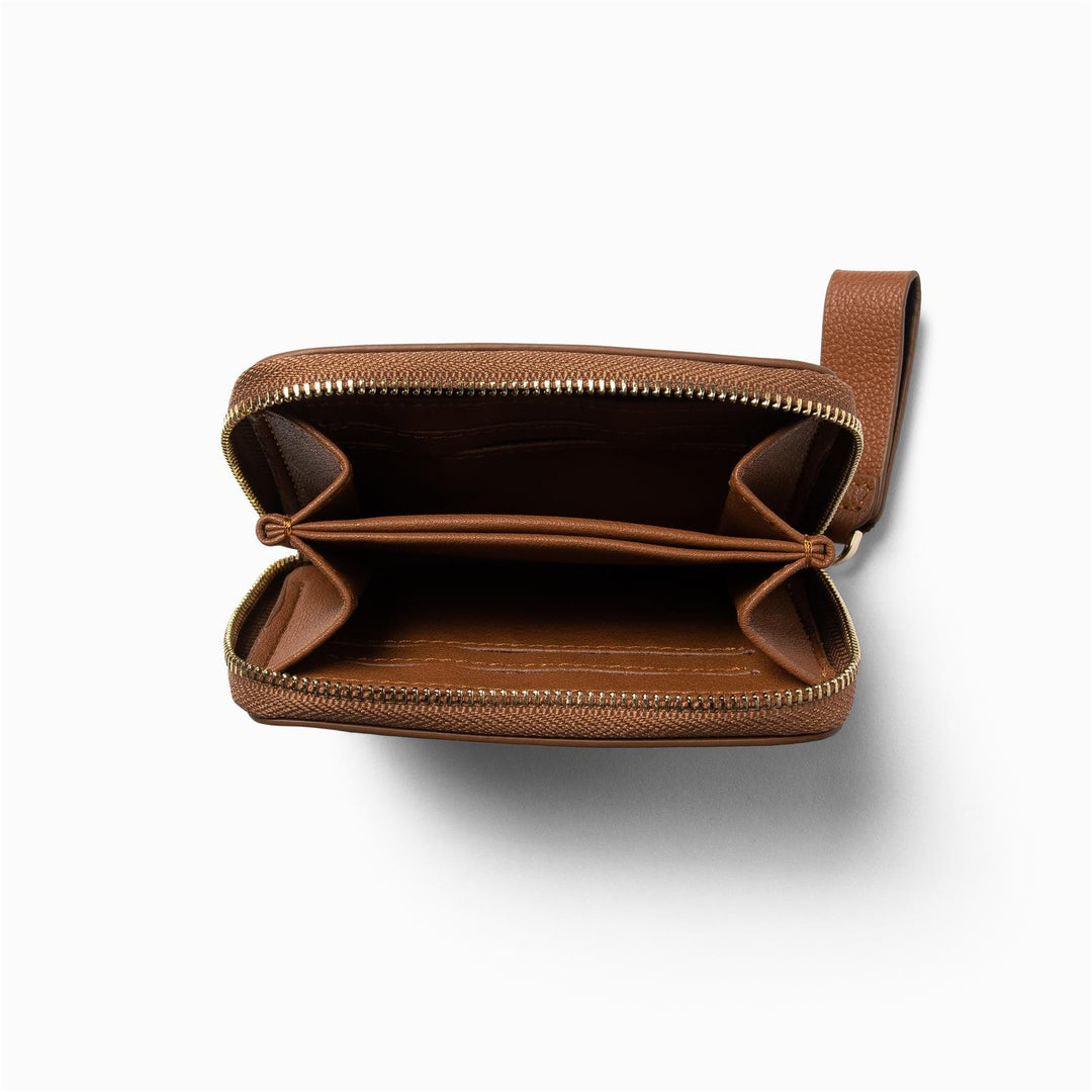 SMALL ZIP WALLET  Cognac